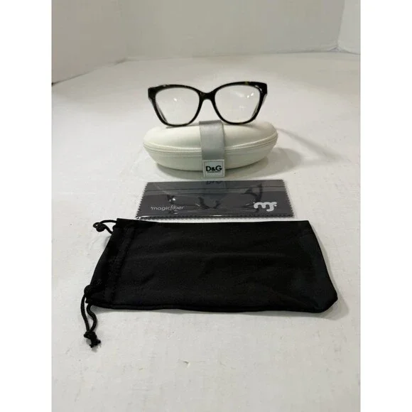 TORY BURCH TY 2079 1378 51-16 135 Eyeglasses, Dolce& Gabbana Case, Pouch & Cloth - Picture 2 of 16